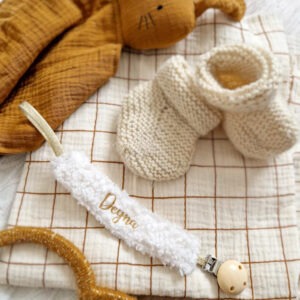 Attache sucette bouclette