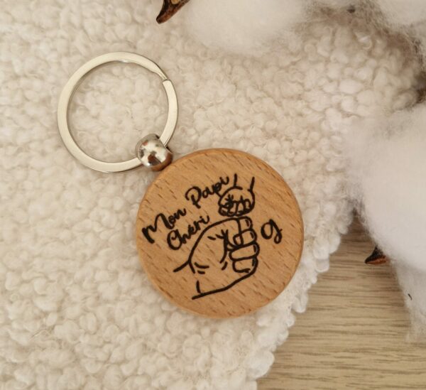 Porte clés en bois