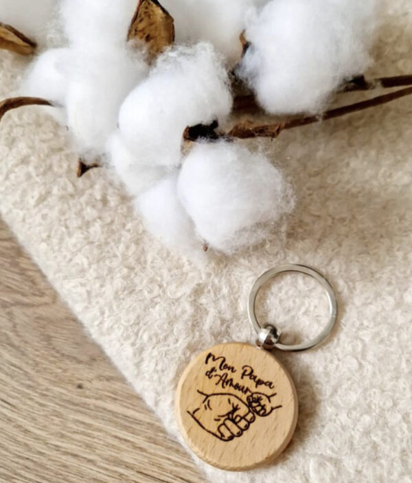 Porte clés en bois – Image 4
