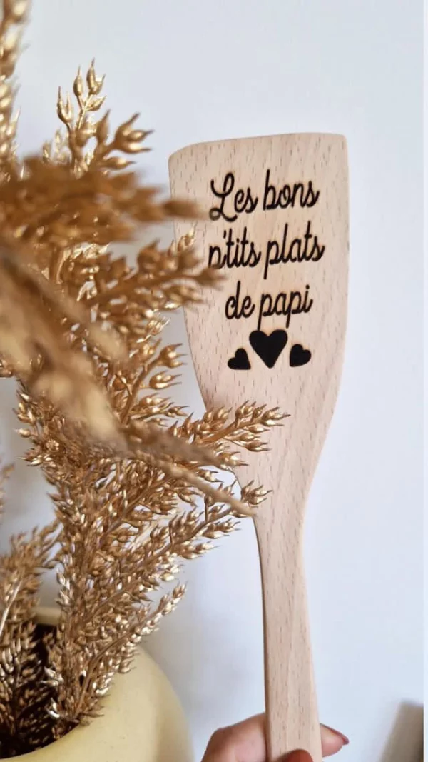 Lot spatule et cuillère en bois – Image 2