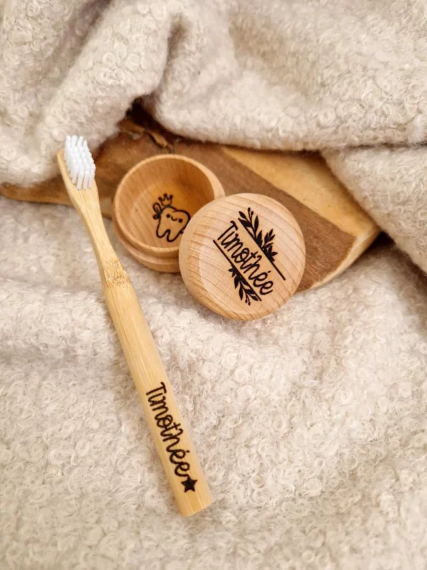 Lot boîte  à dents de lait et sa brosse à dents – Image 6