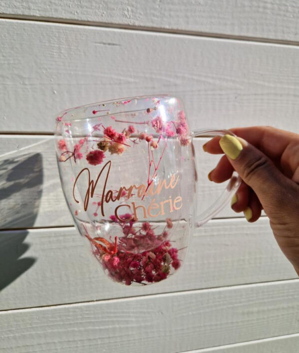 Tasse fleurs séchées – Image 6