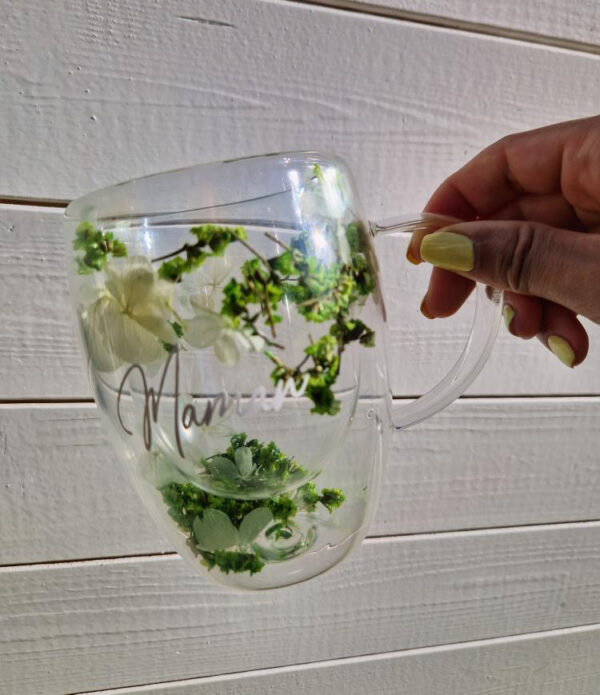 Tasse fleurs séchées – Image 3