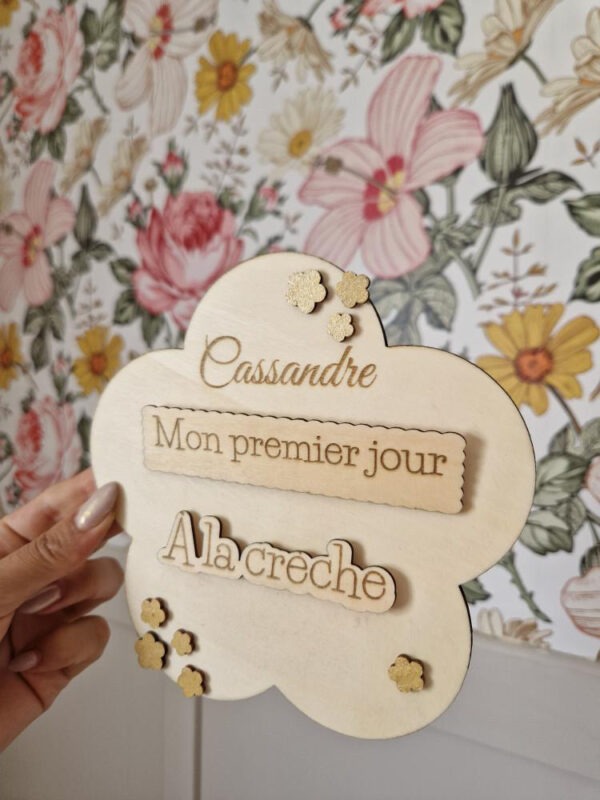 Pancarte rentrée fleur – Image 3