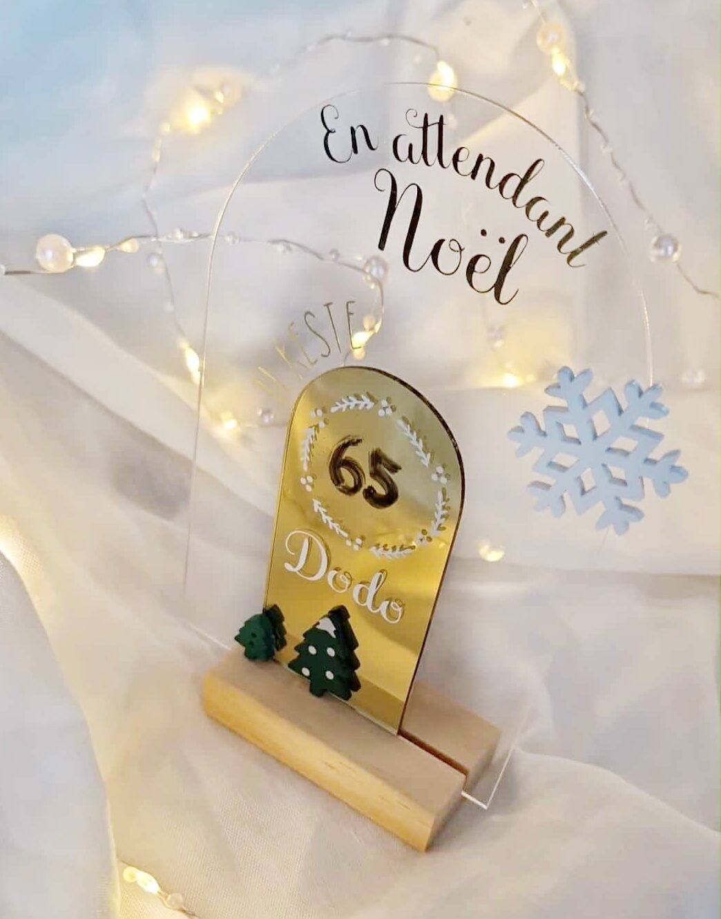 En attendant Noël – Compte à rebours personnalisé