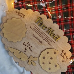 Plateau gourmand pour le Père Noël – Personnalisable