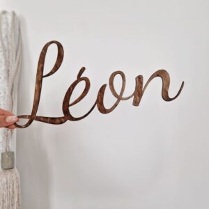 Prénom en bois