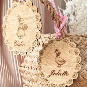 Décoration panier de Pâques | Médaillon pâques